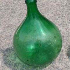 Large Vintage Green VintageDemi John