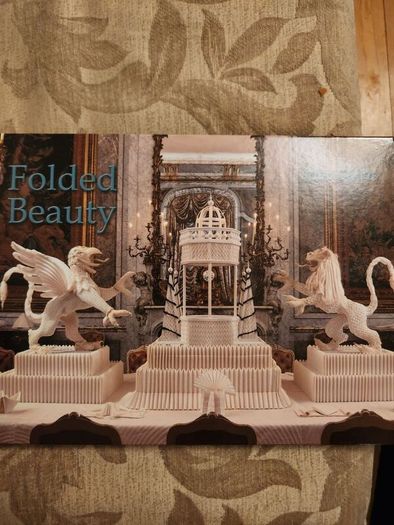 Folded Beauty. The Art Of Napkin Folding.  By John Sallas. Beautiful Illustrated Large Volume Hardbacks In Good Condition. 36.