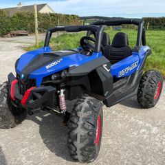 Electric ride-on UTV-MX buggy - blue