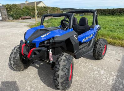 Electric ride-on UTV-MX buggy - blue