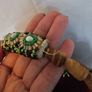 Mary Frances Vintage Designer Beaded Bag With Semi Precious S Image 9