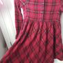 Red Christmas dress girls Leigh Tucker size 7-8 years Image 5