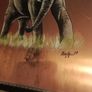 3 oil paintings on copper in frame,price for all Image 3