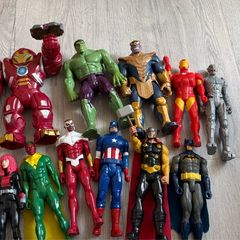 Marvel/DC toys.