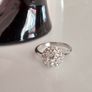 Platinum Plated Crystal Ring Image 4