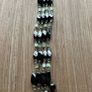 Magnetic Black and Green Beaded Necklace/Bracelet Image 4