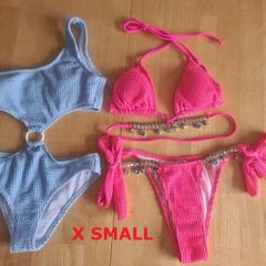 Bikini set and one piece swimsuit
