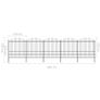 Garden Fence with Spear Top Steel (1.75-2)x8.5 m Black Image 5
