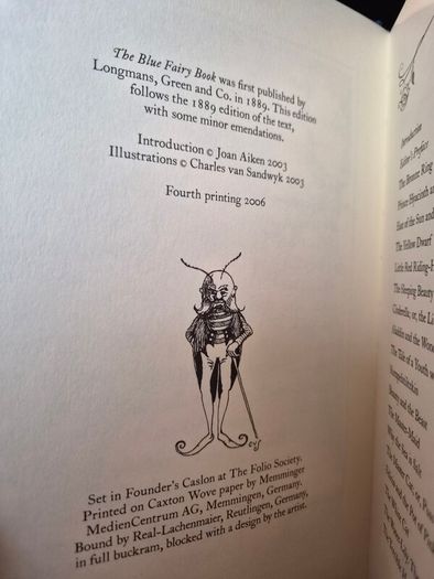 The Blue Fairy Book, Andrew Lang, The Folio Society, Illustrated, Slipcase, 2003