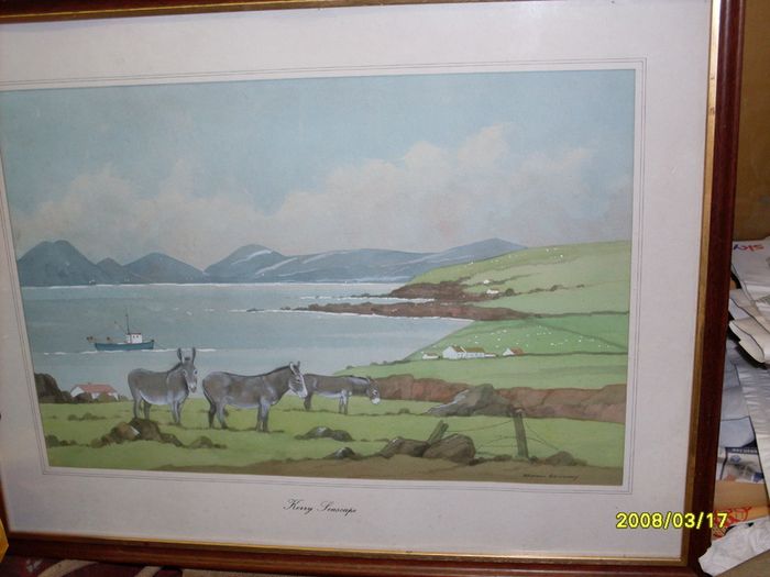 watercolour kerry landscape by bryan conway