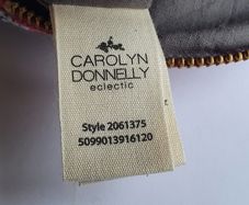 BNWT - A Carolyn Donnelly Eclectic Velveteen Pouch - Make-up / Jewellery / Travel ect ..... Size in Pictures - #