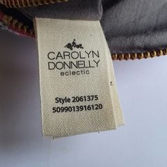 BNWT - A Carolyn Donnelly Eclectic Velveteen Pouch - Make-up / Jewellery / Travel ect ..... Size in Pictures - #