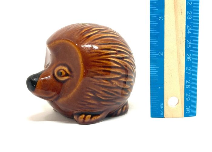 RARE Vintage P.K. Price & Kensington Pottery Salt and Pepper Shakers, Hedgehogs