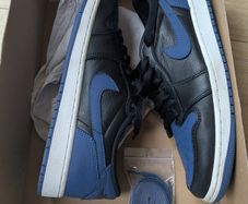 Nike - Air Jordan 1 Retro Low OG - CZ0790041 - Color: Black-Blue - Size: 9