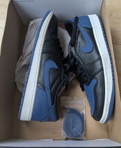 Nike - Air Jordan 1 Retro Low OG - CZ0790041 - Color: Black-Blue - Size: 9
