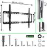 TV Wall Bracket for 33-60 Inch TVs / VESA, Up to 40kg Image 4