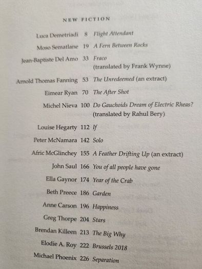 The Stinging Fly New Writings - New Writing. Issue 48 Volume 2  Summer 2023. Firt Edition  Paperback In Good Condition.