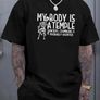 "My Body Is Temple" T-shirt Image 4