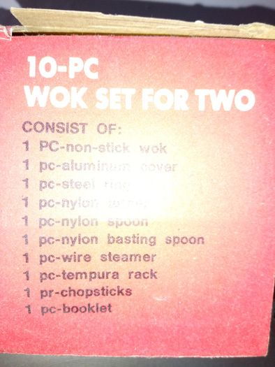 Wok, 9" Diameter, 10 Pieces (unused) REMOVING JULY