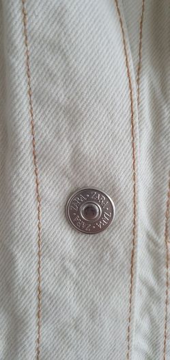 ZARA cream denim dress Sz L (12-14) - Bnwt Rrp 29.95