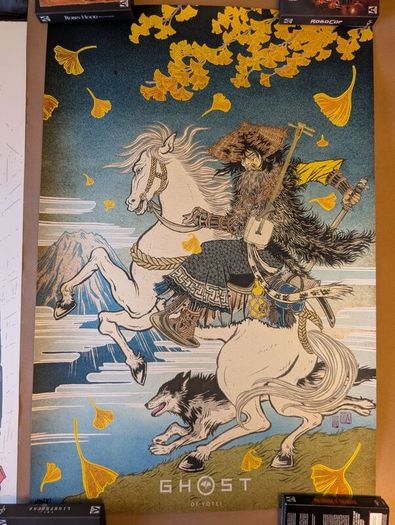 Ghost of Yotei Mondo Screen Print Poster Yuko Shimizu SOLD OUT #38/380 PS5