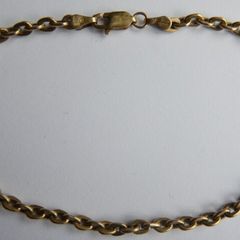 Vintage 14K Rolled Gold  Chain Bracelet length 9" - 5,2g