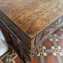 Antique Oak Hall / Console Table Image 4