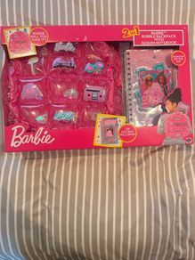barbie backpack with notebook
