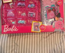 barbie backpack with notebook