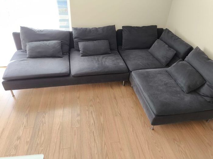 IKEA SODERHAMN Modular Corner Sofa - Dark Grey