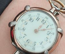 Vintage Silver pocket / wrist Watch