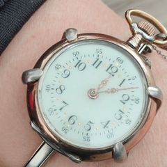 Vintage Silver pocket / wrist Watch