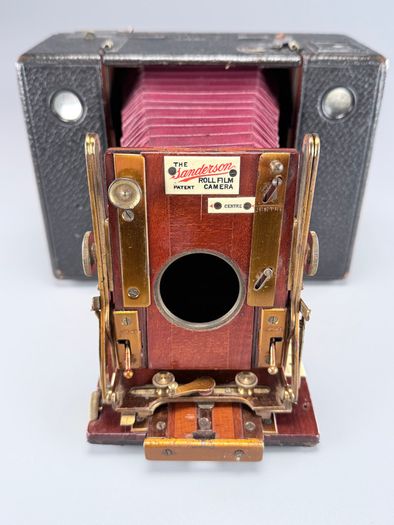 Antique Sanderson Patent Roll Film Camera
