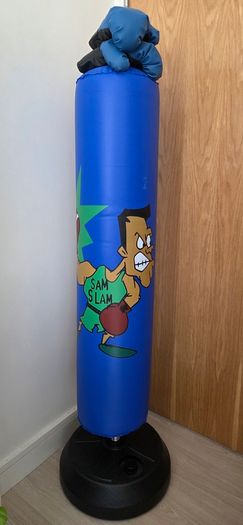 Punch bag and Boxing gloves