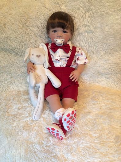 Reborns By Laura.  Cheeky, Chappy Alfie is back! 24inch Heavy, Weighted Reborn Doll