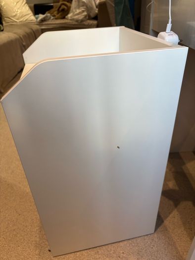 Hauga Bedside Table locker  White