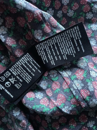 &other stories wrap around dress flowers pattern long sleeve size 12 new