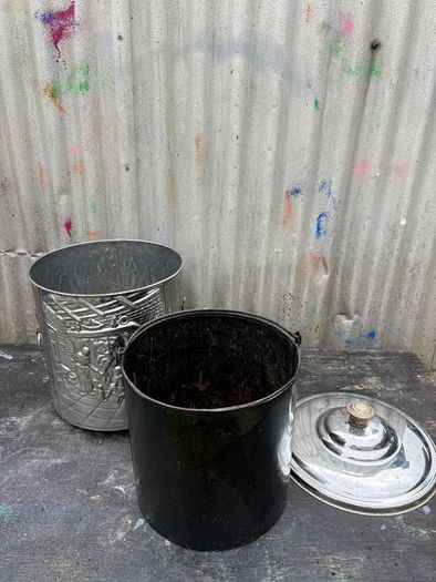 Vintage Kitsch fuel bucket c1960