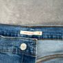 Levis Wedgie Straight Jeans W31 L28 Blue Button Fly High Rise Image 7