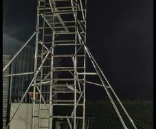 Aluminium scaffolding towers