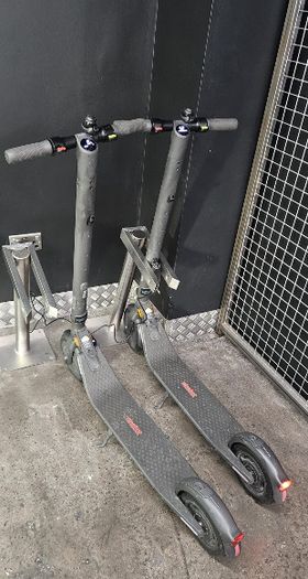 Pair of Segway Ninebot E25E Electric Scooters in Excellent Condition