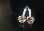Morganite /crystal Earrings