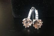 Morganite /crystal Earrings