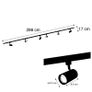 Track ceiling light with 6 spots new in packaging Image 6