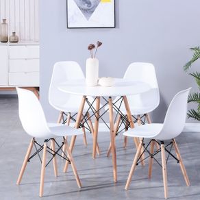_Free Delivery 4pcs Nordic Dining Chair 4 included