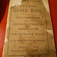 The Buyers Order Book / No. 1 / No Date