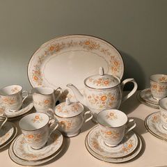 Noritake beautiful china 22 piece Japanese tea set