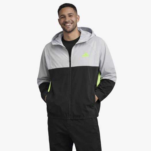 Adidas ClimaCool tech top Training hoodie Zip-Up Sweatshirt with Zipped Pockets, Size XL