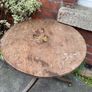 Antique Side Table on casters Image 2