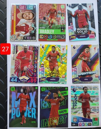 Liverpool Football Cards (shiny, Special, Etc)